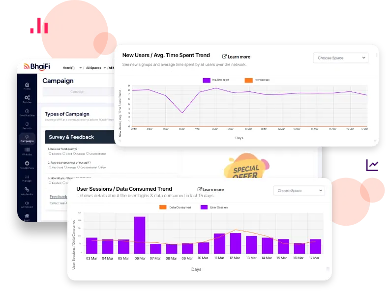 App interface - business growth and user engagement