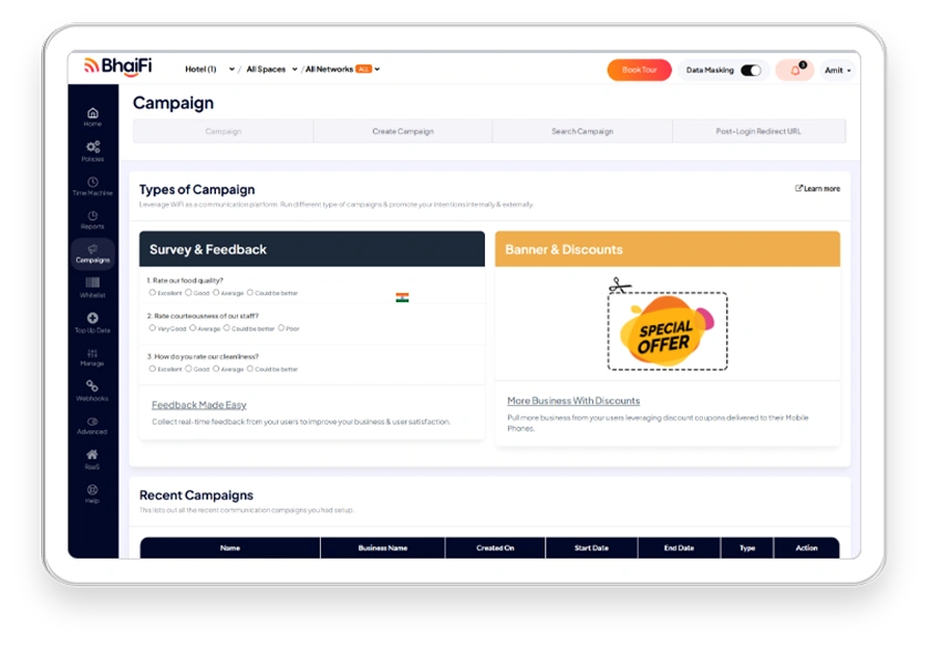 customer retention through personalized WiFi experiences